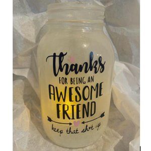FRIEND MASON JAR CANDLE